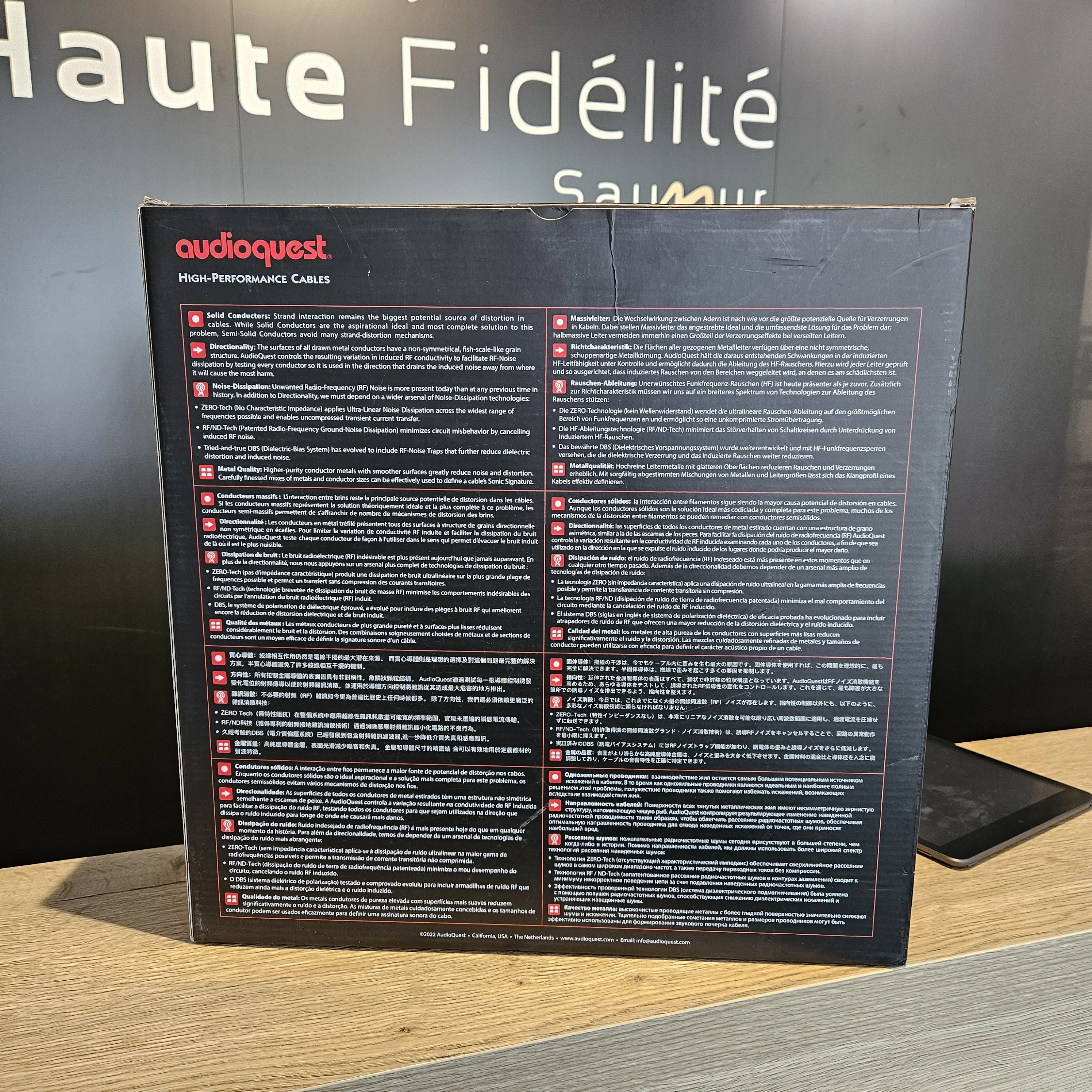 Câble Audioquest Husky pour caissons de basses – Image 4